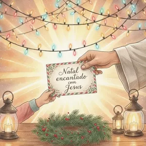 Imagem de capa para o Ebook Natal Encantado com Jesus