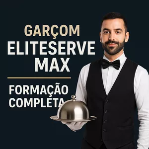 Imagem do curso Garçom EliteServe Max – Formação Completa 