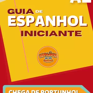 Imagem de capa para o Ebook Guia de ESPANHOL iniciante - A2