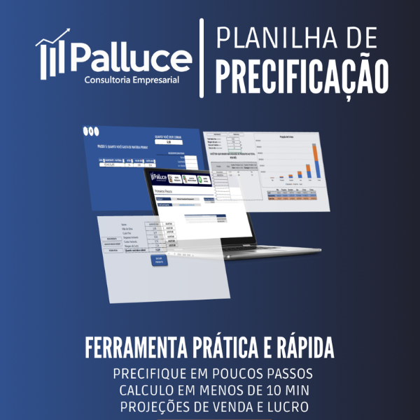 Planilha de Precificação E-commerce por Palluce Consultoria