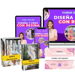 Imagen de portada para Curso online Diseña y crea con resina
