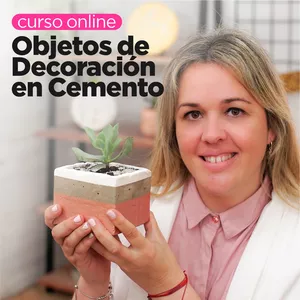 Imagen de portada para Curso online Macetas y Objetos en cemento