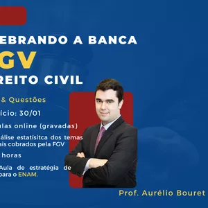 Imagem de capa para o Curso online QUEBRANDO A BANCA FGV - DIREITO CIVIL - Teoria e Questões