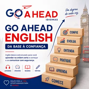 Imagem do curso INGLÊS PARA INICIANTES - DA BASE À CONFIANÇA