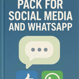 Cover image for Ebook QUICK REPLY PACK FOR SOCIAL MEDIA AND WHATSAPP