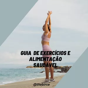 Imagem de capa para o Ebook Guia de exercícios e alimentação saudável