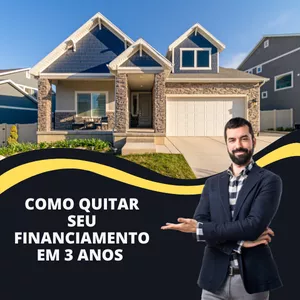 Imagem de capa para o Ebook Defasfio como quitar seu financiamento em 3 anos.