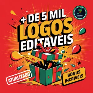 Imagem de capa para o Curso online  PACK EXCLUSIVO: 5000 LOGOS EDITÁVEIS EM COREL DRAW – Tenha um Acervo Profissional Pronto para Usar!