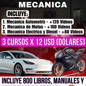 Imagen de portada para Ebook PACK CURSOS MECANICA