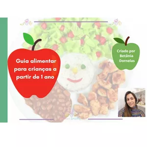 Imagem de capa para o Ebook Guia alimentar para crianças a partir de 1 ano