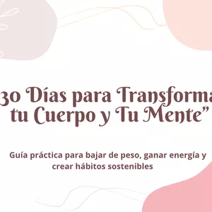 Imagen de portada para Ebook 30 días para transformar tu cuerpo y tu mente 