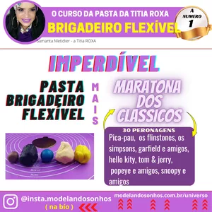 Imagem do curso BRIGADEIRO FLEXÍVEL - A RECEITA DA TITIA ROXA + MARATONA DOS CLASSICOS