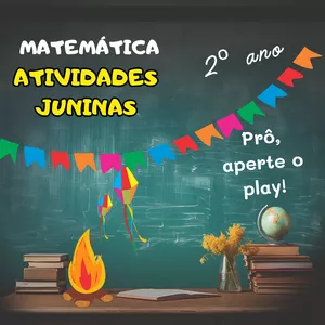 Imagem de capa para o Ebook Atividades juninas 2º ano - Matemática