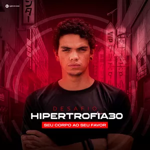 Imagem de capa para o Curso online Desafio Hipertrofia30