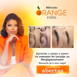 Orange Expel - Despigmentação do Laranja em Sobrancelhas