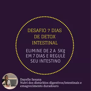 Imagem de capa para o Evento online 7 DIAS DE DETOX INTESTINAL