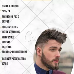 Imagem de capa para o Ebook E-book para cuidar do seu cabelo