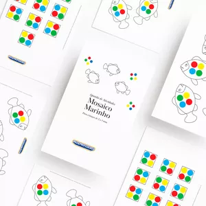 Imagem de capa para o Ebook Apostila de Atividades: Mosaico Marinho