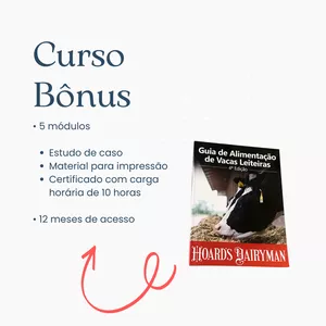 Curso Curso Bônus - Guia de alimentação de vacas leiteiras com Dr. Mike Hutjens