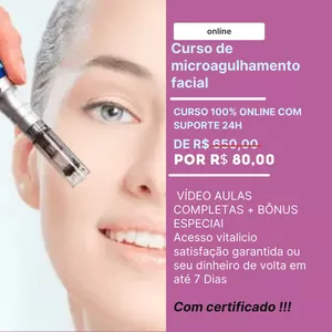 Imagem do curso Curso de microagulhamento facial