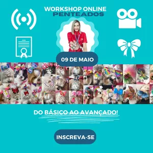 Imagem de capa para o Evento online Workshop Online de Penteados