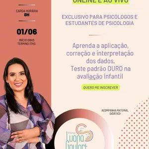 Imagem de capa para o Curso online Curso Wisc IV