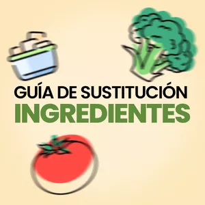 Imagen de portada para Ebook 🥑 Guía de Sustitutos Saludables: Transforma Cualquier Receta en Versión Fit