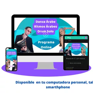 Imagen de portada para Curso online DRUM SOLO Cómo Bailar Danza Árabe Ritmos Árabes Bellydance