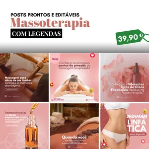 Curso Pack Canva Massoterapeuta 2