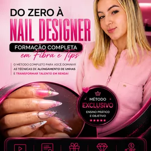 Imagem do curso Do Zero à Nail Designer – Formação Profissional em Alongamento de Unhas (Fibra e Tips)