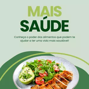 Imagem de capa para o Ebook Mais Saúde 