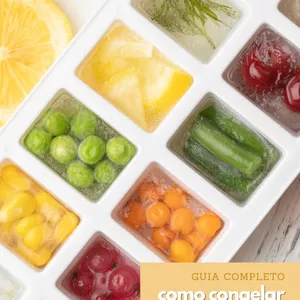 Imagem de capa para o Ebook Como congelar a comida do bebê
