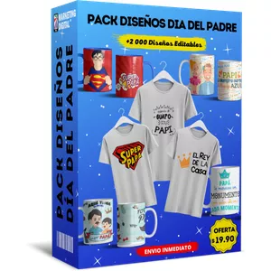 Imagen de portada para Curso online PACK DISEÑOS DIA DEL PADRE