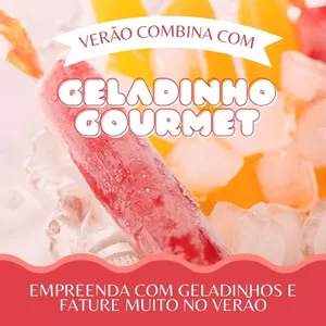 Imagem de capa para o Curso online Empreenda com Geladinhos Gourmet