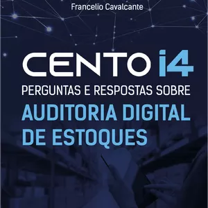 Imagem de capa para o Ebook Cento i4 perguntas e respostas sobre Auditoria Digital de estoques