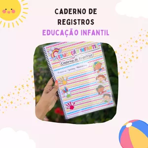 Imagem de capa para o Ebook Caderno de Registro Educação Infantil + atvidades grátis