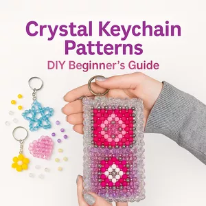 Cover image for Ebook Crystal Keychain Patterns – DIY Beginner’s Guide