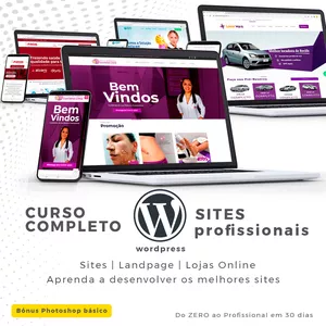 Imagem do curso Crie SITES Profissionais do Zero e Ganhe uma Renda Extra