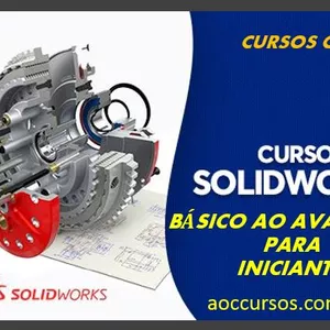 Curso Curso SolidWorks Básico ao Avançado para iniciante.