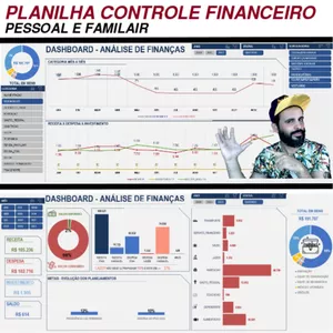 Imagem de capa para o Curso online Planilha Controle Financeiro Pessoal e Familiar