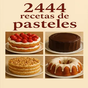 Imagen de portada para Ebook 2444 Recetas de Pasteles