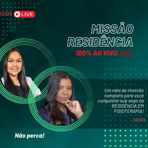 Imagem de capa para o Ebook Missão Residência: 100% ao vivo!
