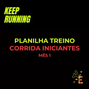 Imagem de capa para o Ebook Planilha corrida Iniciante M1