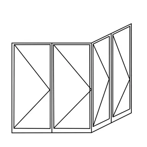 Imagem de capa para o Ebook CALCULO + PROJETO - PORTA CAMARÃO 4 FOLHAS EM VIDRO DE CANTO - LINHA GOLD