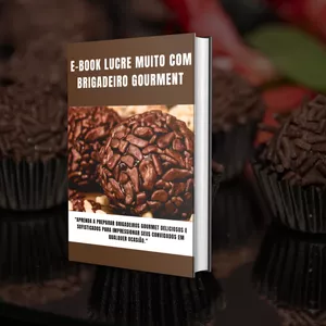 Imagem de capa para o Ebook E-BOOK LUCRE MUITO COM BRIGADEIRO GOURMENT