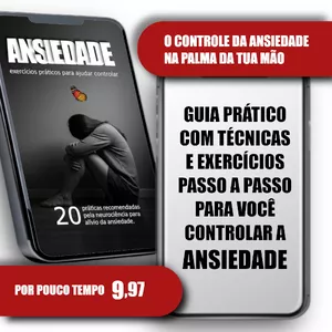 Imagem de capa para o Ebook GUIA PRÁTICO PARA AJUDAR CONTROLAR ANSIEDADE
