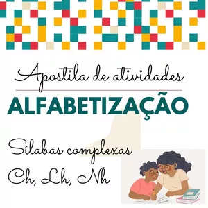 Imagem de capa para o Ebook Atividades silábicas CH, LH e NH