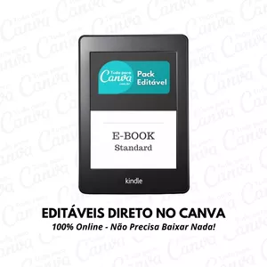 Imagem principal do produto Canva Pack Editável - Ebook Modelo Standard + 5 Kits Bônus