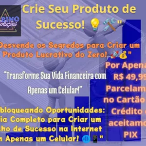 Imagem do curso Crie Seu Produto Totalmente Pelo Celular 
