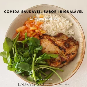 Imagem de capa para o Ebook COMIDA SAUDÁVEL, SABOR INIGUALÁVEL - Um Guia Prático.